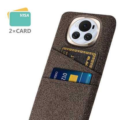 For Honor Magic6 5G PC Phone Case Dual Card Slots Protective Cover
