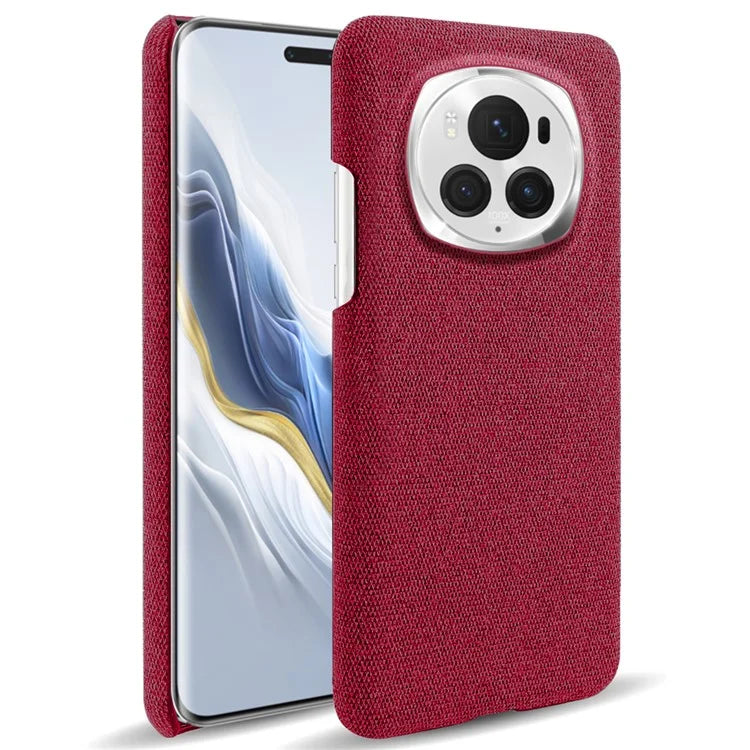 For Honor Magic6 Pro 5G Case Hard PC+Cloth Protective Phone Cover