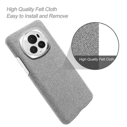 For Honor Magic6 Pro 5G Case Hard PC+Cloth Protective Phone Cover