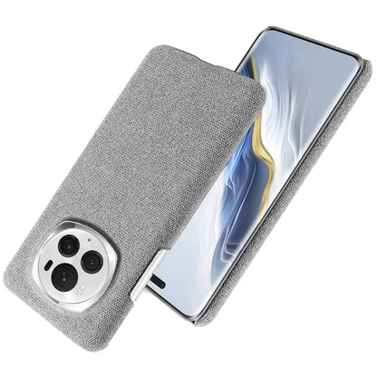 For Honor Magic6 Pro 5G Case Hard PC+Cloth Protective Phone Cover