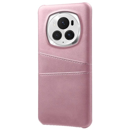 For Honor Magic6 Pro 5G Case Shockproof Leather Coated PC Phone Shell