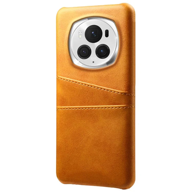 For Honor Magic6 Pro 5G Case Shockproof Leather Coated PC Phone Shell