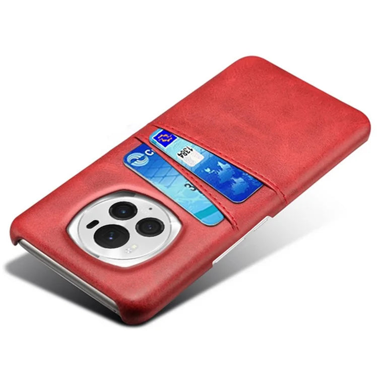 For Honor Magic6 Pro 5G Case Shockproof Leather Coated PC Phone Shell