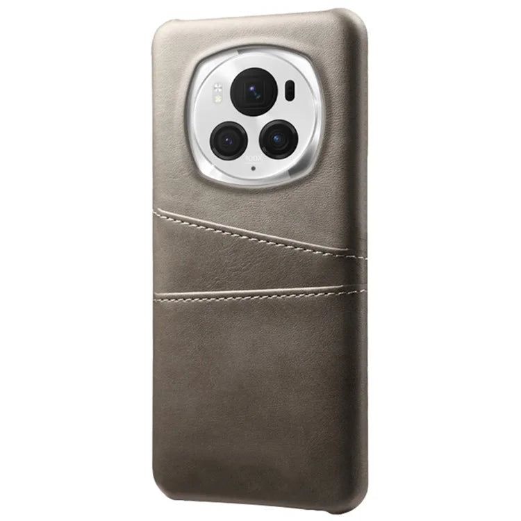 For Honor Magic6 Pro 5G Case Shockproof Leather Coated PC Phone Shell
