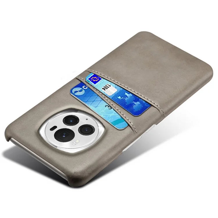 For Honor Magic6 Pro 5G Case Shockproof Leather Coated PC Phone Shell