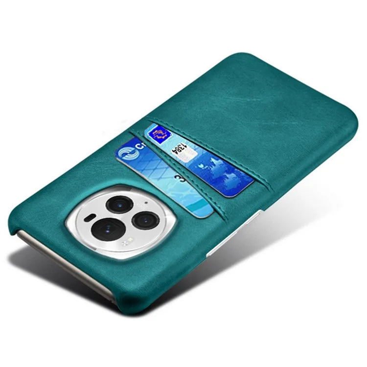 For Honor Magic6 Pro 5G Case Shockproof Leather Coated PC Phone Shell