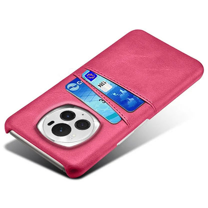 For Honor Magic6 Pro 5G Case Shockproof Leather Coated PC Phone Shell