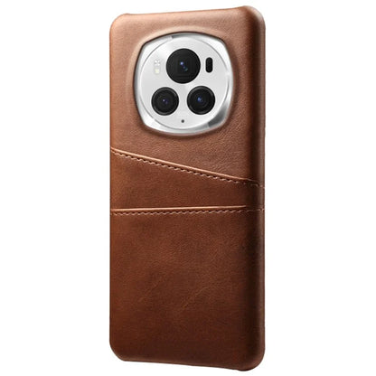 For Honor Magic6 Pro 5G Case Shockproof Leather Coated PC Phone Shell