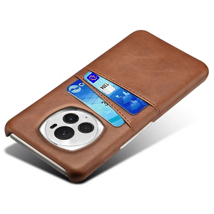For Honor Magic6 Pro 5G Case Shockproof Leather Coated PC Phone Shell