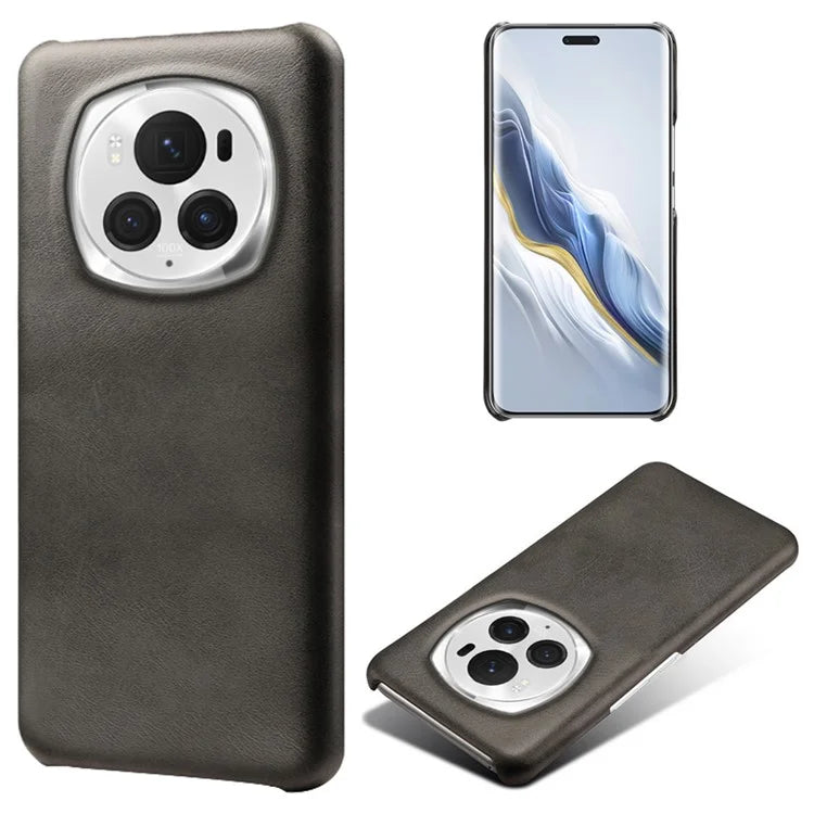 For Honor Magic6 Pro 5G Case Calf Texture Shockproof Phone Protector
