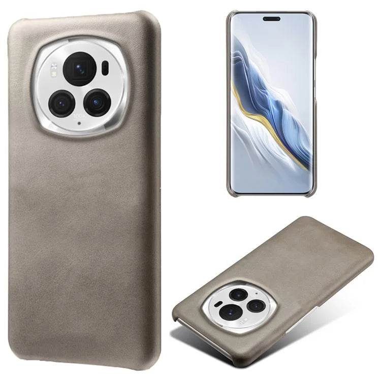 For Honor Magic6 Pro 5G Case Calf Texture Shockproof Phone Protector