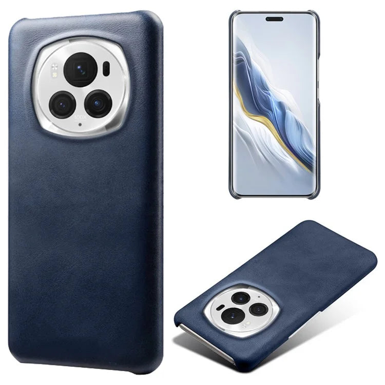 For Honor Magic6 Pro 5G Case Calf Texture Shockproof Phone Protector