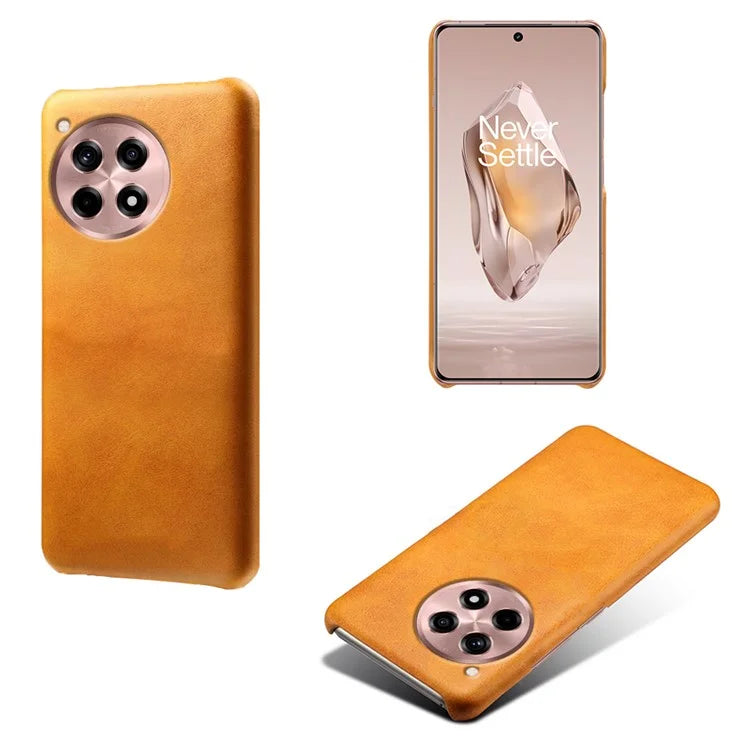 For OnePlus Ace 3 5G / 12R 5G Phone Case PU Leather + PC Phone Back Cover