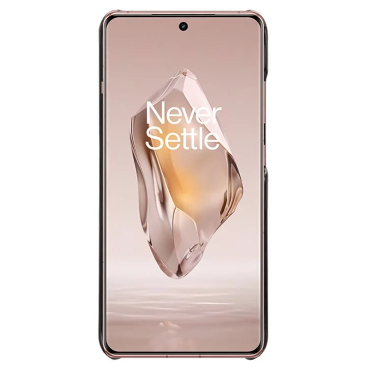 For OnePlus Ace 3 5G / 12R 5G Phone Case PU Leather + PC Phone Back Cover
