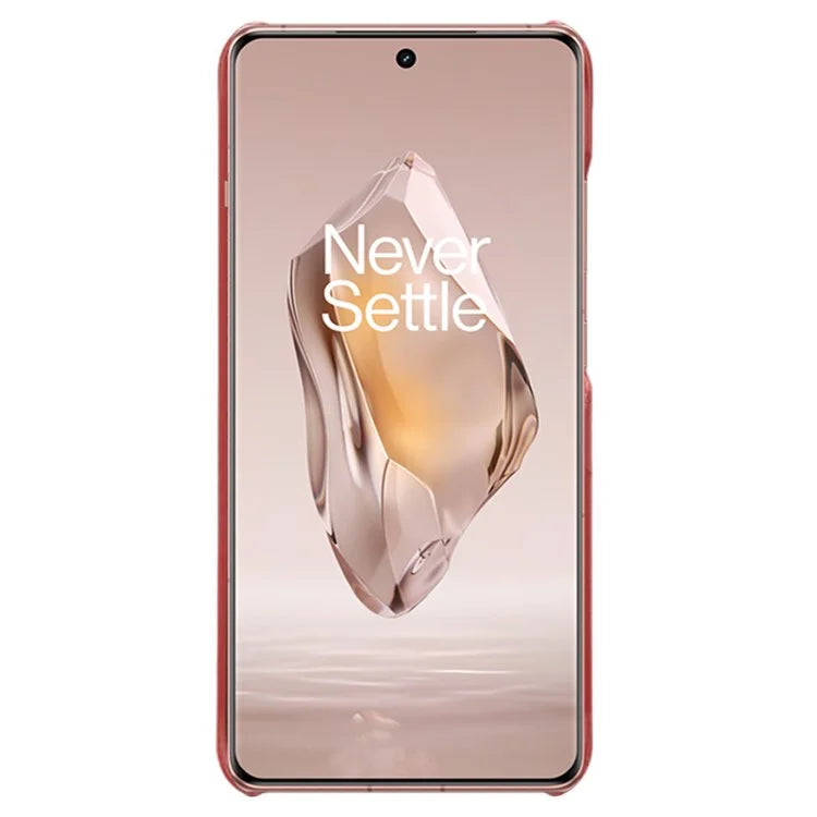 For OnePlus Ace 3 5G / 12R 5G Phone Case PU Leather + PC Phone Back Cover