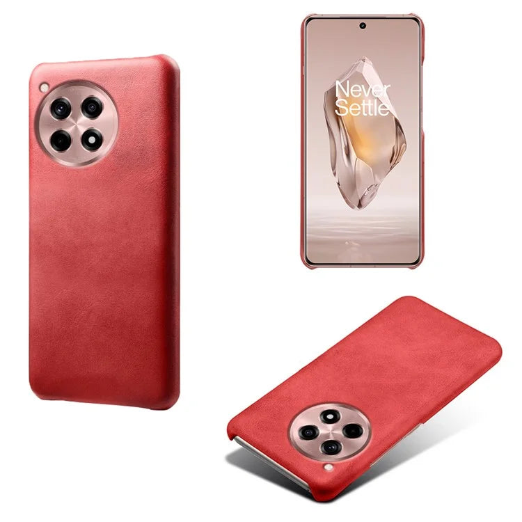 For OnePlus Ace 3 5G / 12R 5G Phone Case PU Leather + PC Phone Back Cover