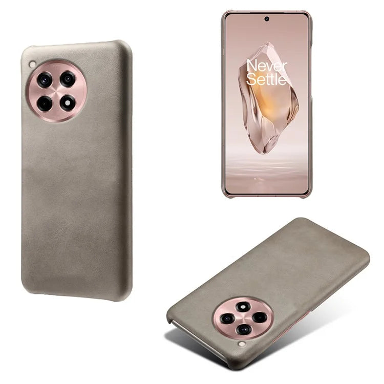 For OnePlus Ace 3 5G / 12R 5G Phone Case PU Leather + PC Phone Back Cover