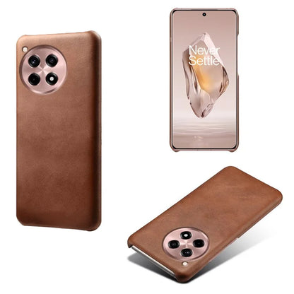 For OnePlus Ace 3 5G / 12R 5G Phone Case PU Leather + PC Phone Back Cover