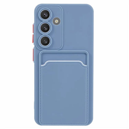 For Samsung Galaxy S24+ Case Matte TPU Slim-Fit Phone Cover with Card Slot
