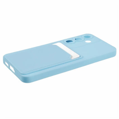 For Samsung Galaxy S24+ Case Matte TPU Slim-Fit Phone Cover with Card Slot
