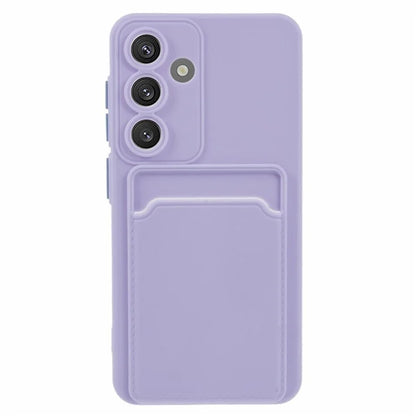For Samsung Galaxy S24+ Case Matte TPU Slim-Fit Phone Cover with Card Slot