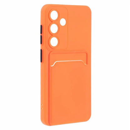 For Samsung Galaxy S24+ Case Matte TPU Slim-Fit Phone Cover with Card Slot