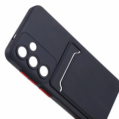 For Samsung Galaxy S24+ Case Matte TPU Slim-Fit Phone Cover with Card Slot