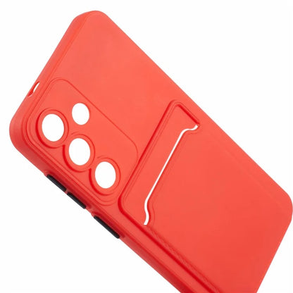 For Samsung Galaxy S24 Case Card Slot Matte Fingerprint-free Back Cover