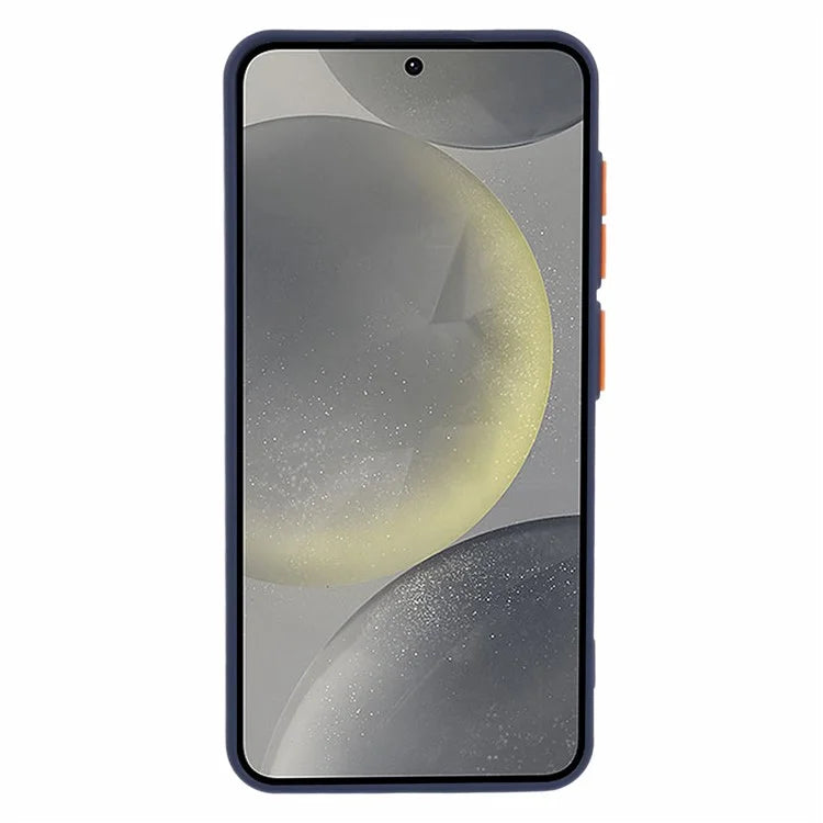 For Samsung Galaxy S24 Case Card Slot Matte Fingerprint-free Back Cover