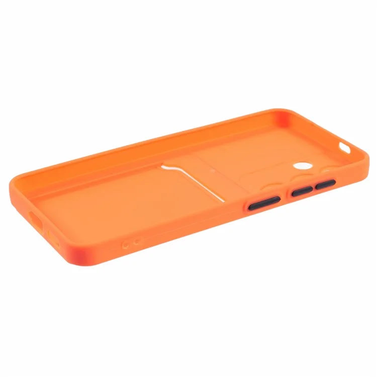 For Samsung Galaxy S24 Case Card Slot Matte Fingerprint-free Back Cover