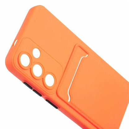 For Samsung Galaxy S24 Case Card Slot Matte Fingerprint-free Back Cover