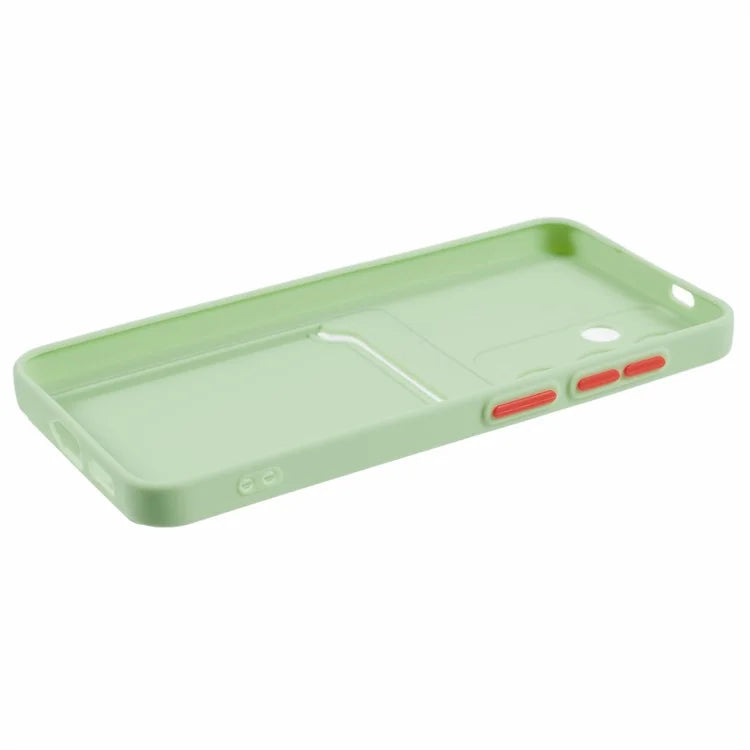 For Samsung Galaxy S24 Case Card Slot Matte Fingerprint-free Back Cover