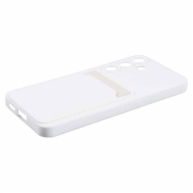 For Samsung Galaxy S24 Case Card Slot Matte Fingerprint-free Back Cover