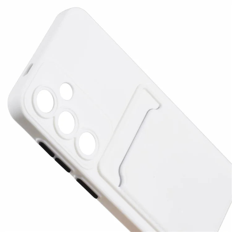 For Samsung Galaxy S24 Case Card Slot Matte Fingerprint-free Back Cover