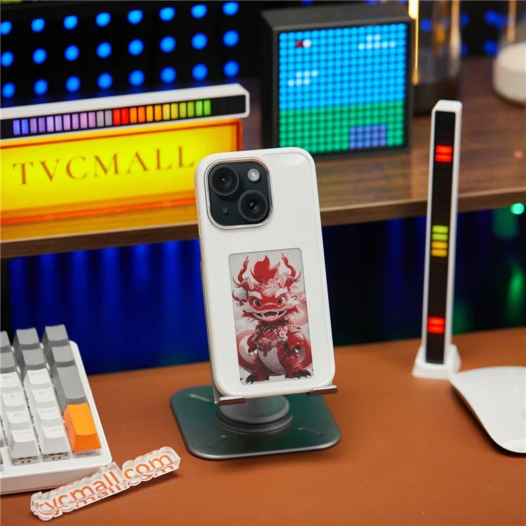 E Ink Cover for iPhone 15 NFC Display Any Image You Want