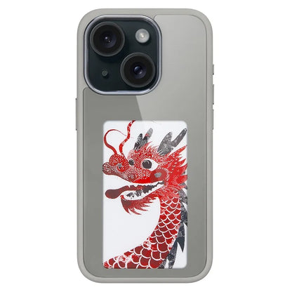 E Ink Screen Case for iPhone 15 NFC Custom Any Image