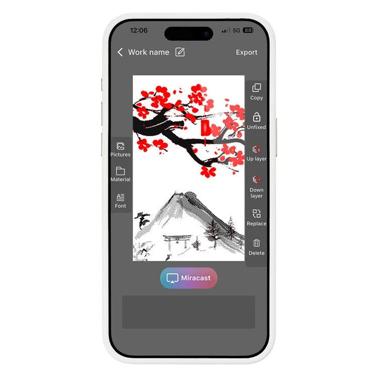 Personalized Mobile Cover for iPhone 14 Pro - NFC for Any Image Display