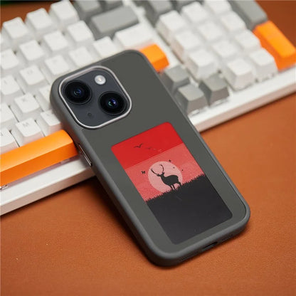 E Ink Case for iPhone 14 / 13 NFC Display Any Image or Design