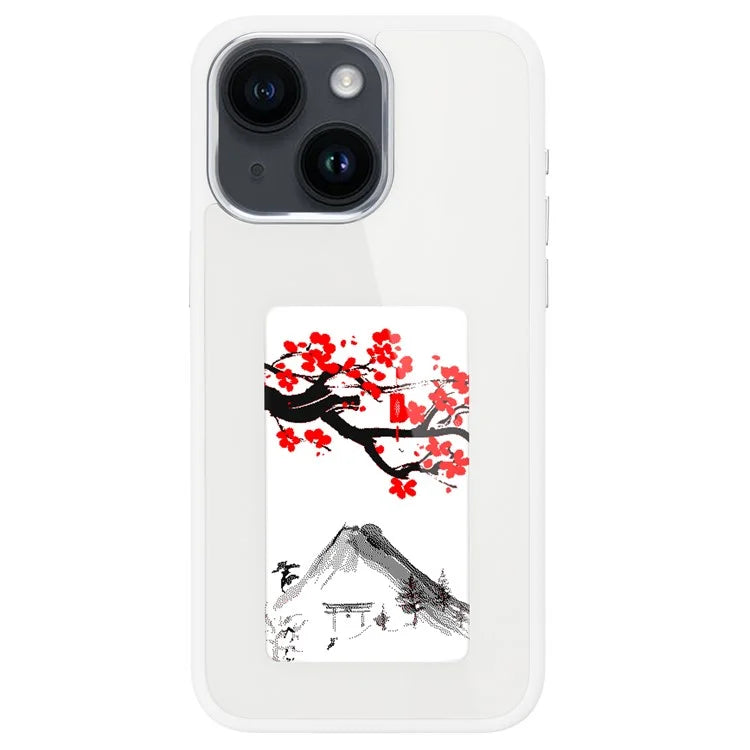 E Ink Cover for iPhone 14 / 13 NFC Display Any Image You Want