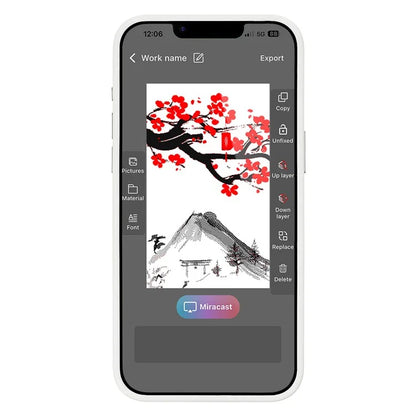 E Ink Cover for iPhone 14 / 13 NFC Display Any Image You Want