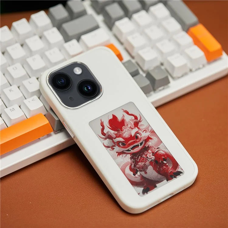 E Ink Cover for iPhone 14 / 13 NFC Display Any Image You Want