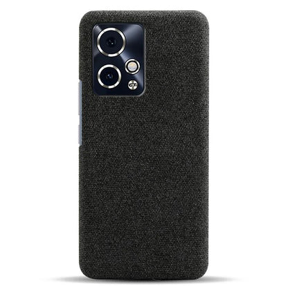 For Honor 90 GT 5G Phone Case Solid Color Hard PC+Cloth Phone Cover
