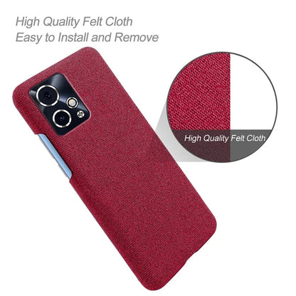 For Honor 90 GT 5G Phone Case Solid Color Hard PC+Cloth Phone Cover