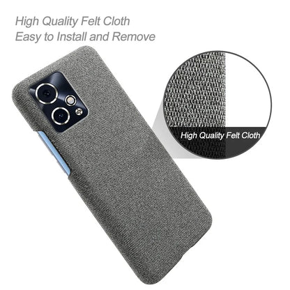 For Honor 90 GT 5G Phone Case Solid Color Hard PC+Cloth Phone Cover