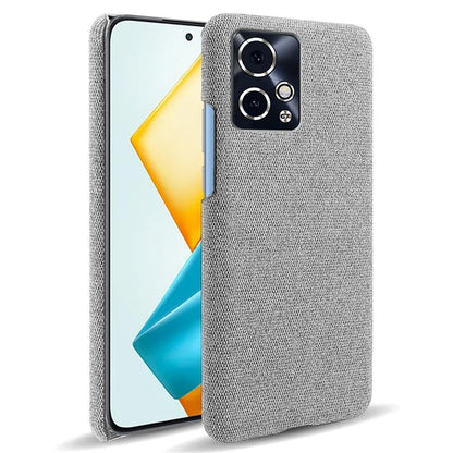 For Honor 90 GT 5G Phone Case Solid Color Hard PC+Cloth Phone Cover