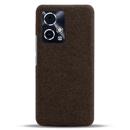 For Honor 90 GT 5G Phone Case Solid Color Hard PC+Cloth Phone Cover