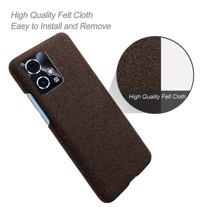 For Honor 90 GT 5G Phone Case Solid Color Hard PC+Cloth Phone Cover
