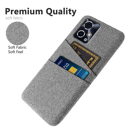 For Honor 90 GT 5G Case Cloth Texture PC Phone Cover with Dual Card Holder