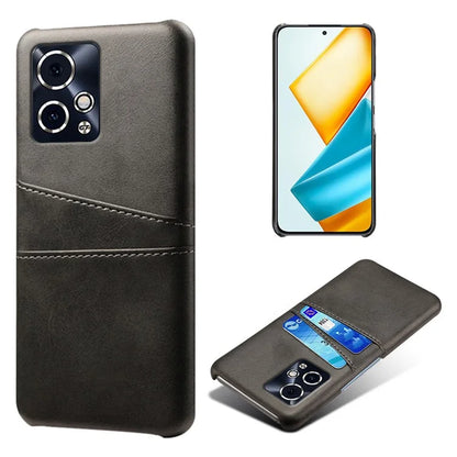 For Honor 90 GT 5G Phone Case Dual Card Holder Leather+PC Cover