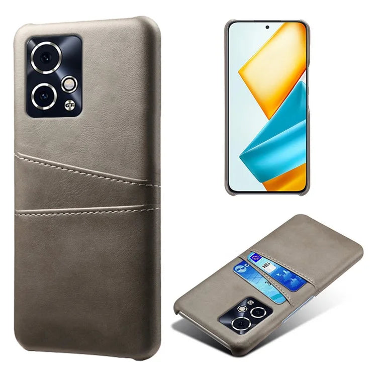For Honor 90 GT 5G Phone Case Dual Card Holder Leather+PC Cover